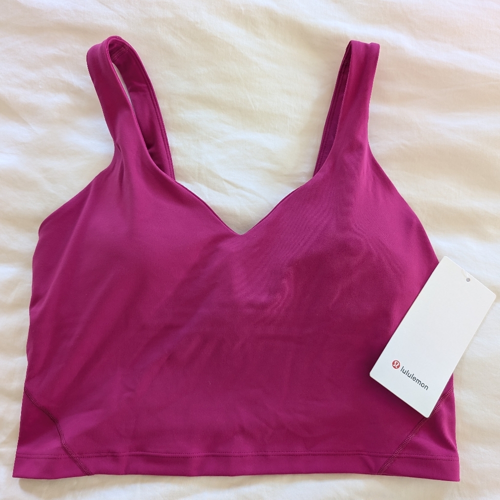 Lululemon NWT Align Tank Top *Light Support, A/B Cup Ripened Raspberry